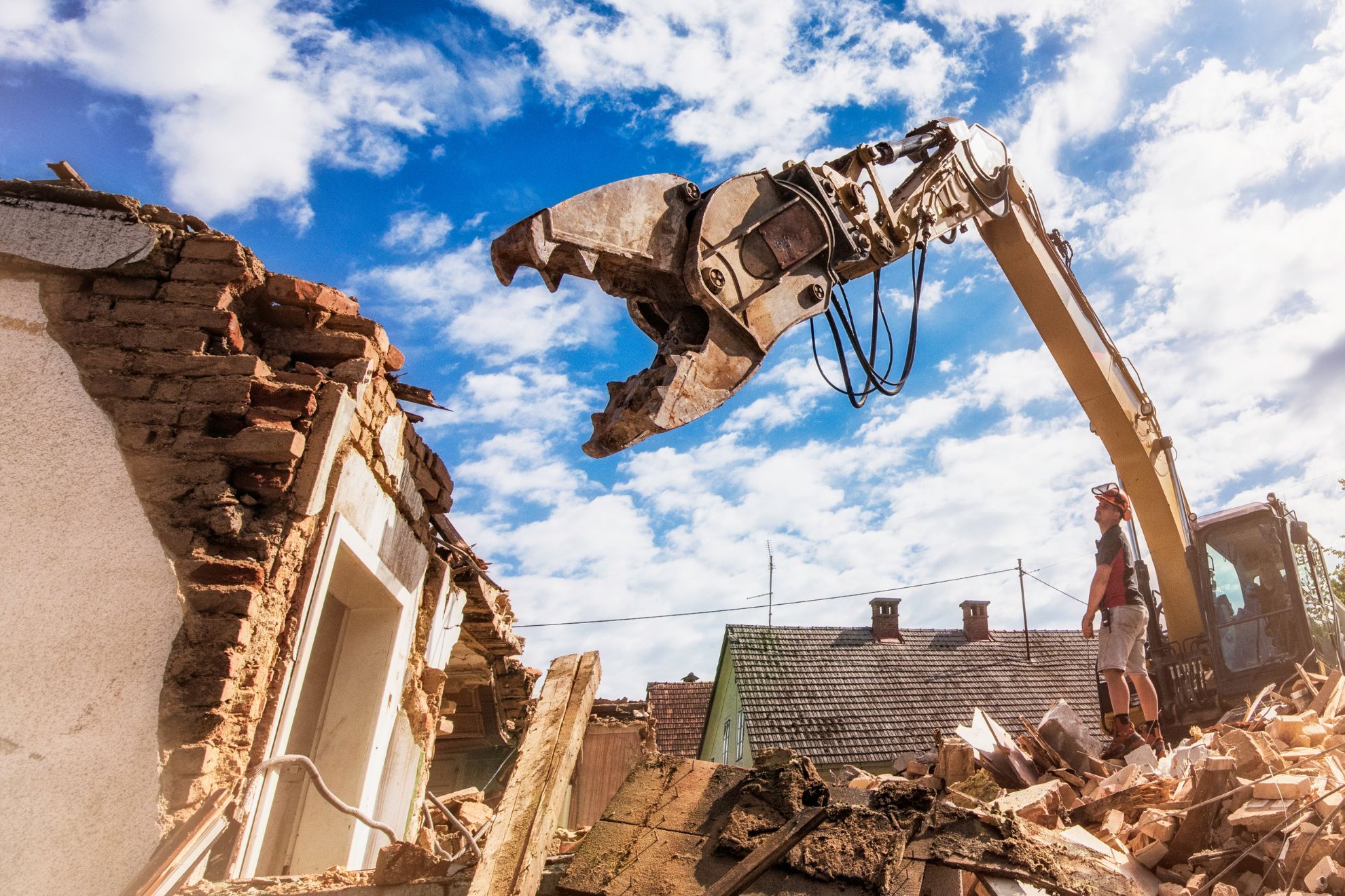 Démolition de maison et d'appartement